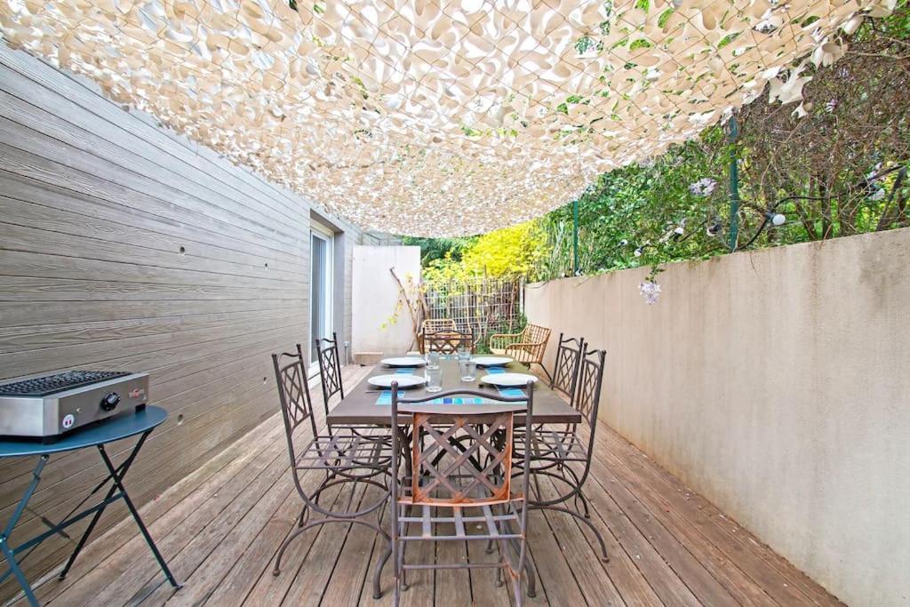 Le P'Tit Rimbaud, 6 Pers, Parking Prive, Jardin,Wifi Apartment Montpellier Ngoại thất bức ảnh